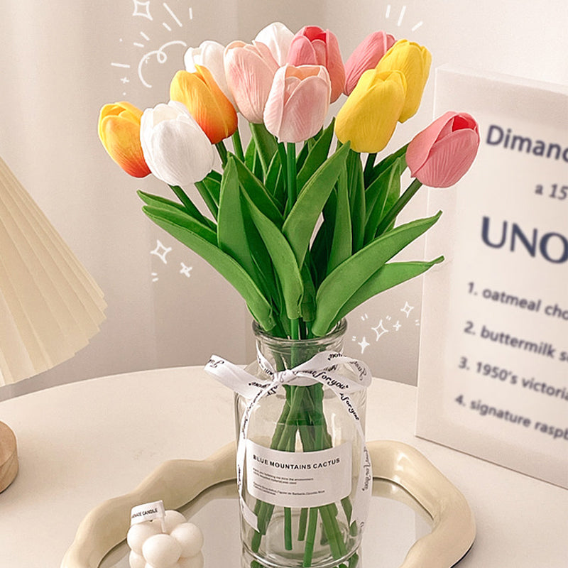 Tulip simulation flower high-end floral decoration