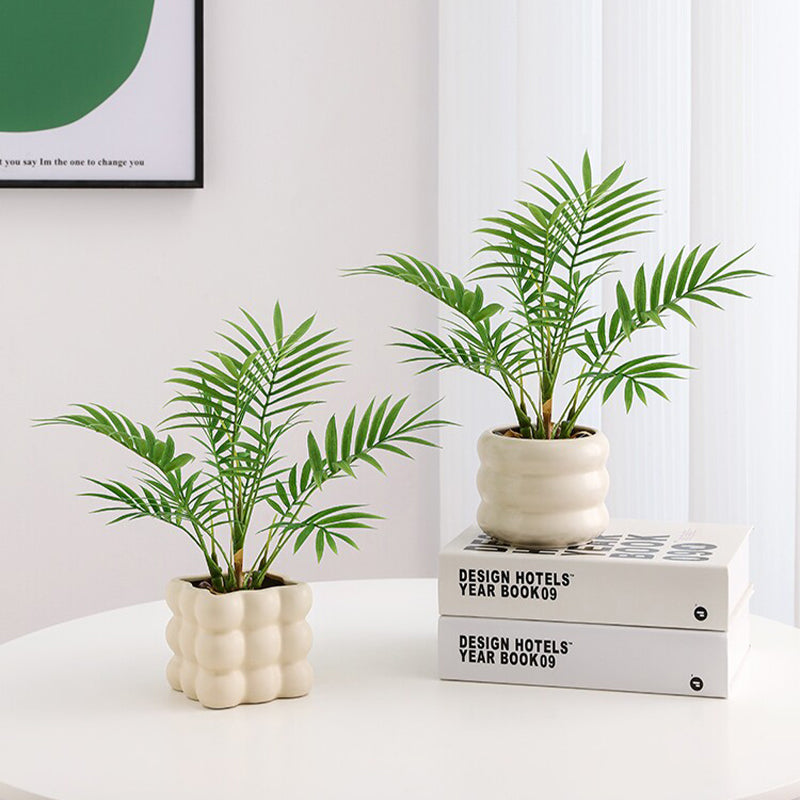 Simulated Plants Nordic Decorative Pottery Office Living Room Desktop Indoor Bonsai Decoration Bionic Fake Flowers Green Plants